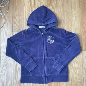 victoria secret purple juicy couture zip up